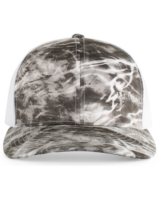 Pacific Headwear 107C Snapback Trucker Hat Doba OS MANTA/ WHITE
